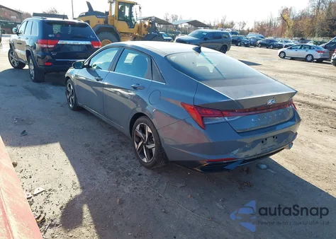 2022 Hyundai Elantra Limited z USA, uszkodzony, nr VIN KMHLP4AG2NU333873